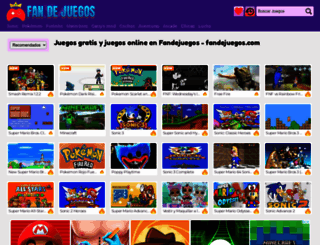 fandejuegos.com screenshot
