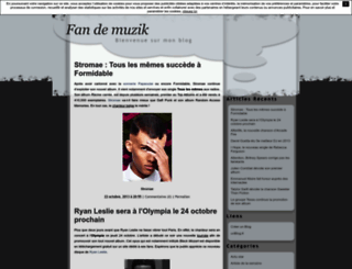 fandemuzik.unblog.fr screenshot