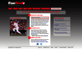 fanfeedr.com screenshot