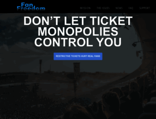 fanfreedom.org screenshot