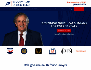 fanneylaw.com screenshot