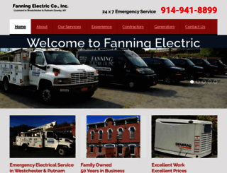 fanningelectric.com screenshot
