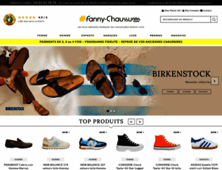fanny-chaussures.com screenshot