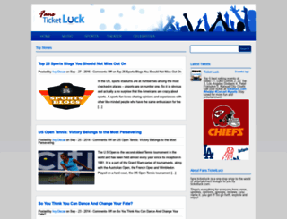 fans.ticketluck.com screenshot