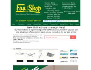 fanshop.com.au screenshot