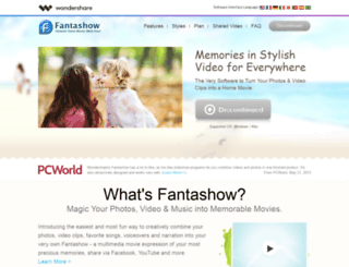 fantashow.wondershare.com screenshot