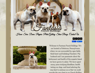 fantasiafrenchbulldogs.com screenshot