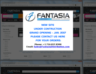 fantasiahookahflavors.com screenshot