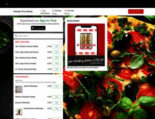 fantasticpizzaonline.co.uk screenshot