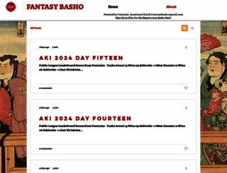 fantasybasho.com screenshot