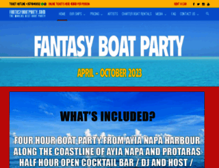 fantasyboatparty.com screenshot