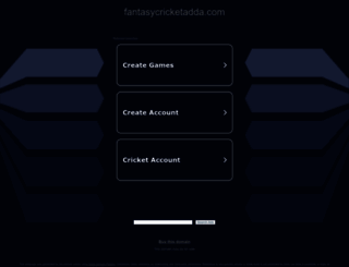 fantasycricketadda.com screenshot