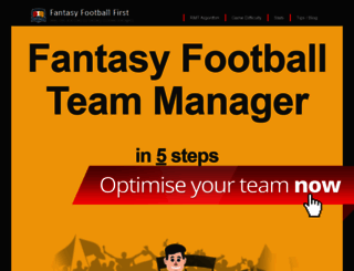 fantasyfootballfirst.co.uk screenshot