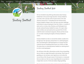 fantasyfootballhub.com screenshot