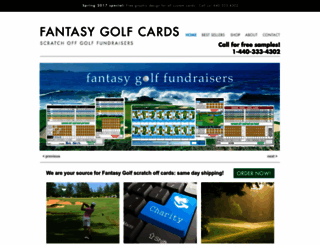 fantasygolfcards.com screenshot