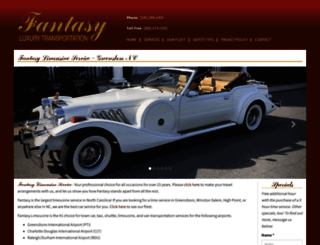 fantasylimo-nc.com screenshot