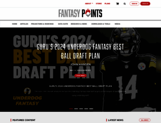 fantasypoints.com screenshot
