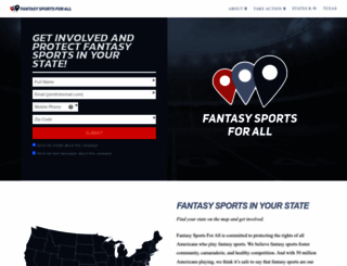 fantasysportsforall.com screenshot