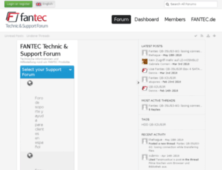 fantec-forum.de screenshot