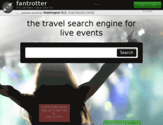 fantrotter.com screenshot