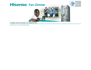 fanzimmer.hisense.de screenshot