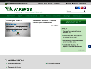 fapergs.rs.gov.br screenshot