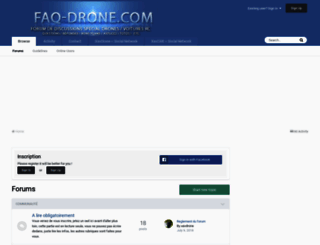 faq-drone.com screenshot
