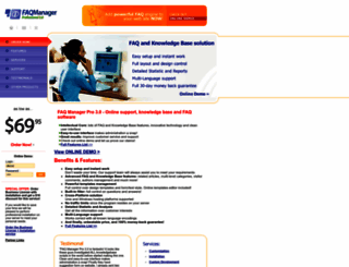 faq-manager-pro.com screenshot