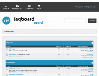 faqboard.info screenshot
