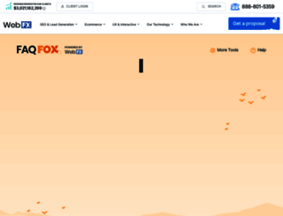 faqfox.com screenshot