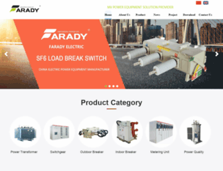 farady-electric.com screenshot