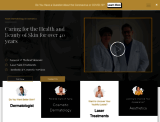 farahdermatology.com screenshot