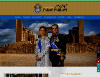 farahpahlavi.org screenshot