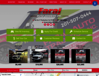 farajautotraders.net screenshot