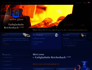 farbglashuette-reichenbach.de screenshot