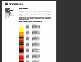 farbtabelle.net screenshot