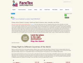 faretex.com screenshot