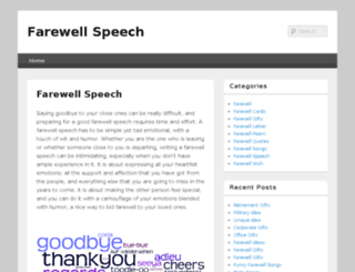farewellspeech.org screenshot