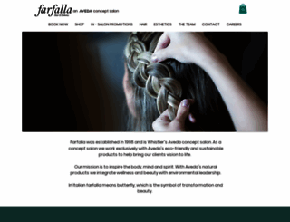 farfallahair.com screenshot
