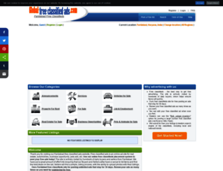 faridabad.global-free-classified-ads.com screenshot
