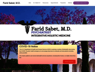 faridsabetmd.com screenshot