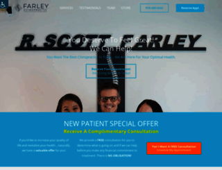 farleychiropractic.com screenshot