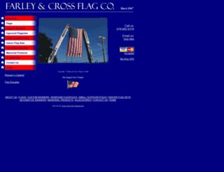 farleycrossflags.com screenshot