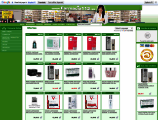 farmacia112.es screenshot