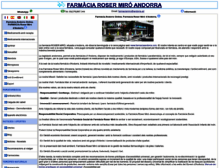 farmaciaandorra.com screenshot