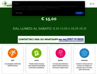 farmaciabartolini.com screenshot