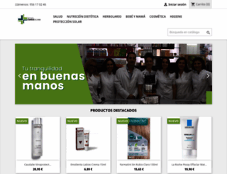 farmaciacentrallalinea.es screenshot