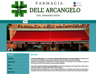 farmaciadellarcangelo.it screenshot