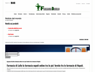 farmaciadilullo.it screenshot