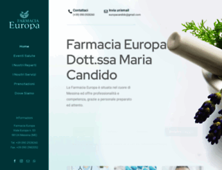 farmaciaeuropa-messina.it screenshot